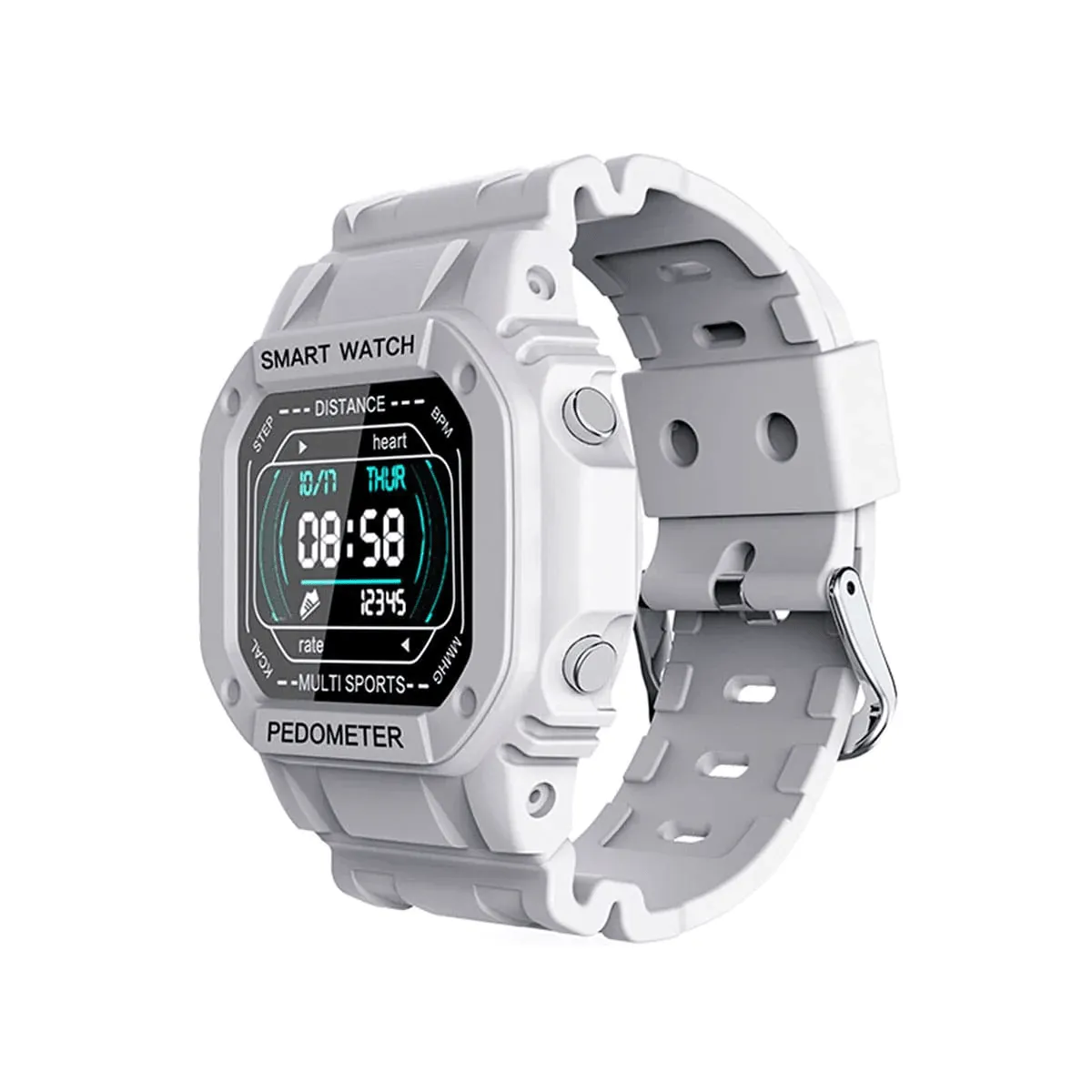 Reloj Smart Watch i2 Unisex Blanco Resistente al Agua