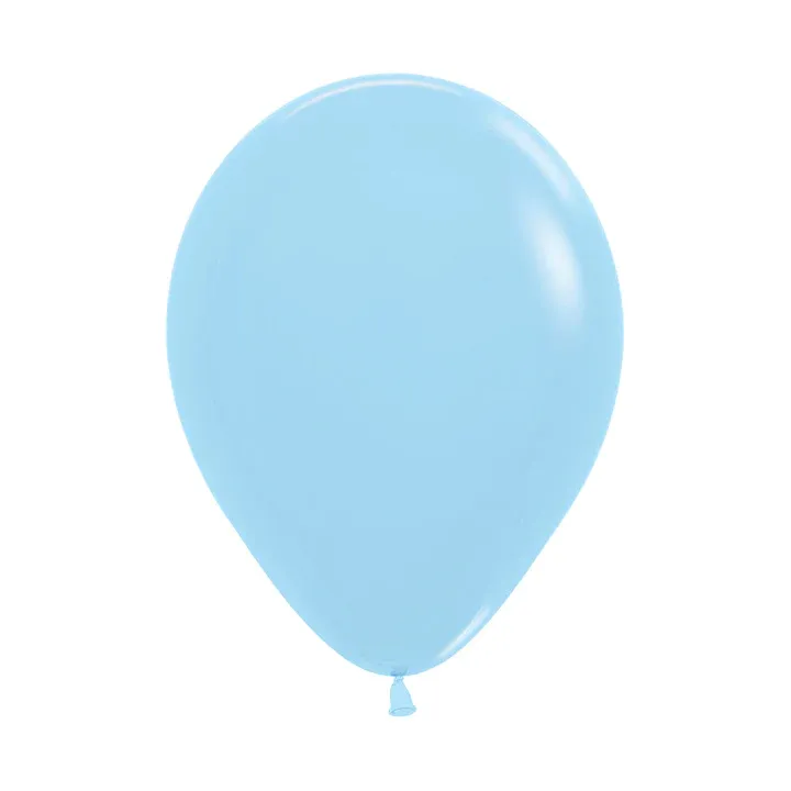 Globo Latex Redondo Pastel Mate Azul R-9 * 50und Sempertex