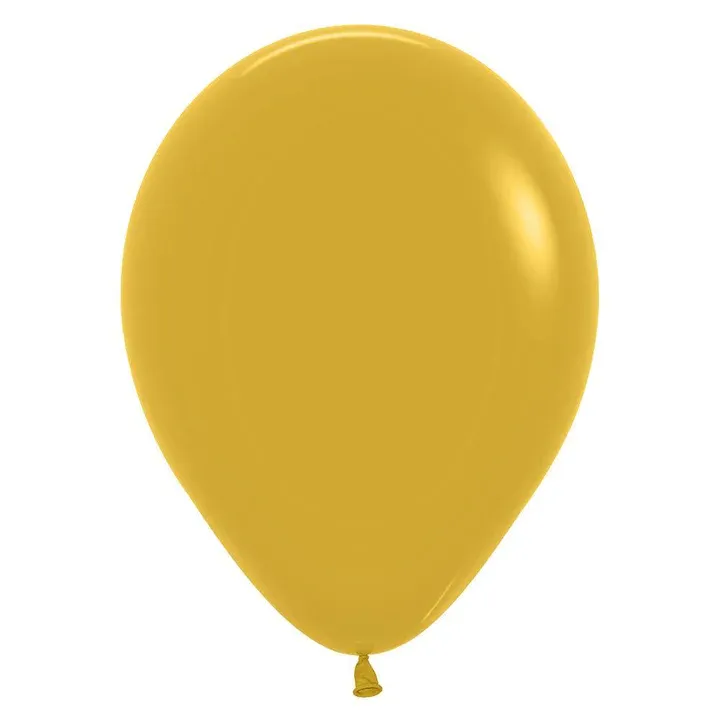 Globo Latex Redondo fashion Mostaza R-5 * 50und Sempertex