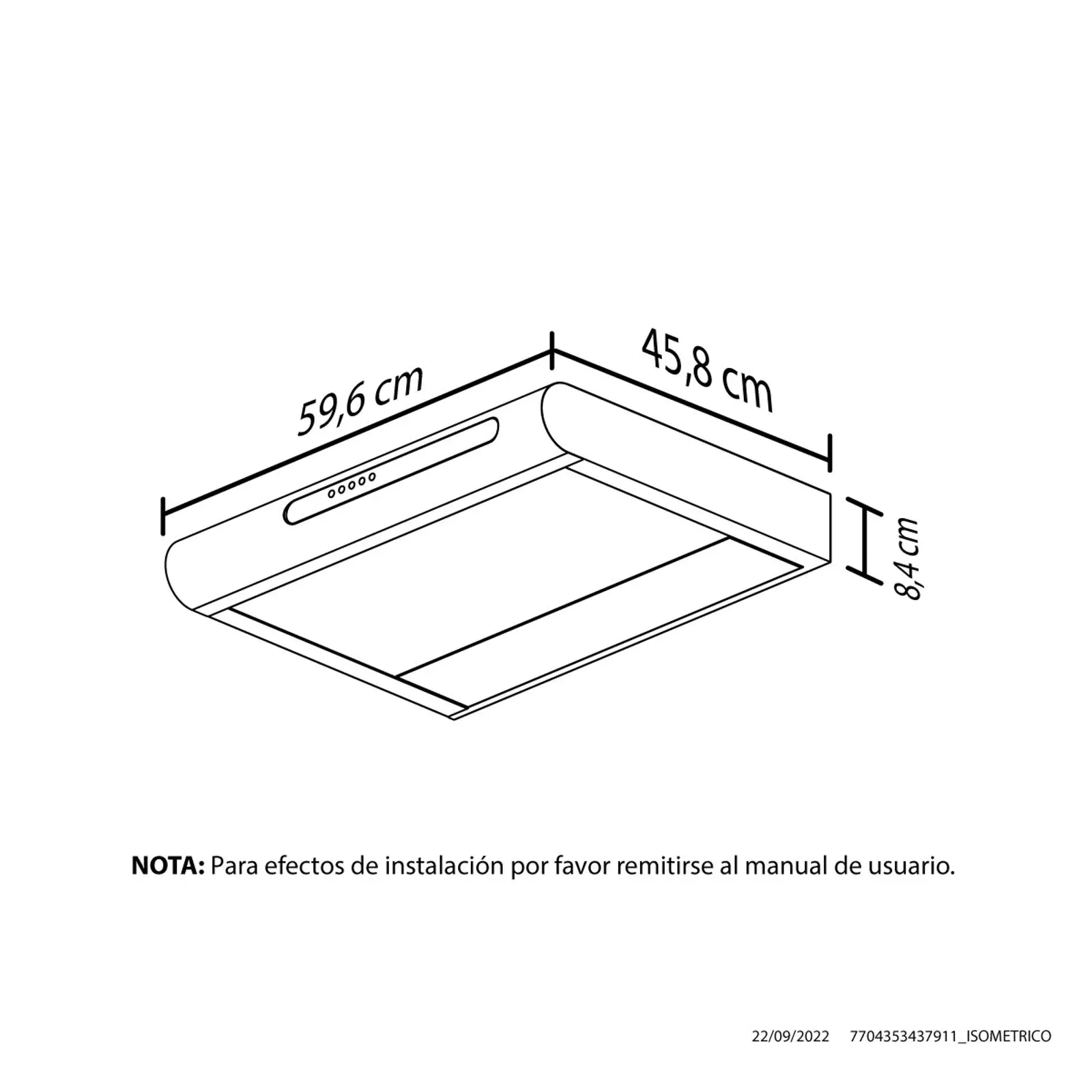 Campana Tofu Inox 3 Velocidades 