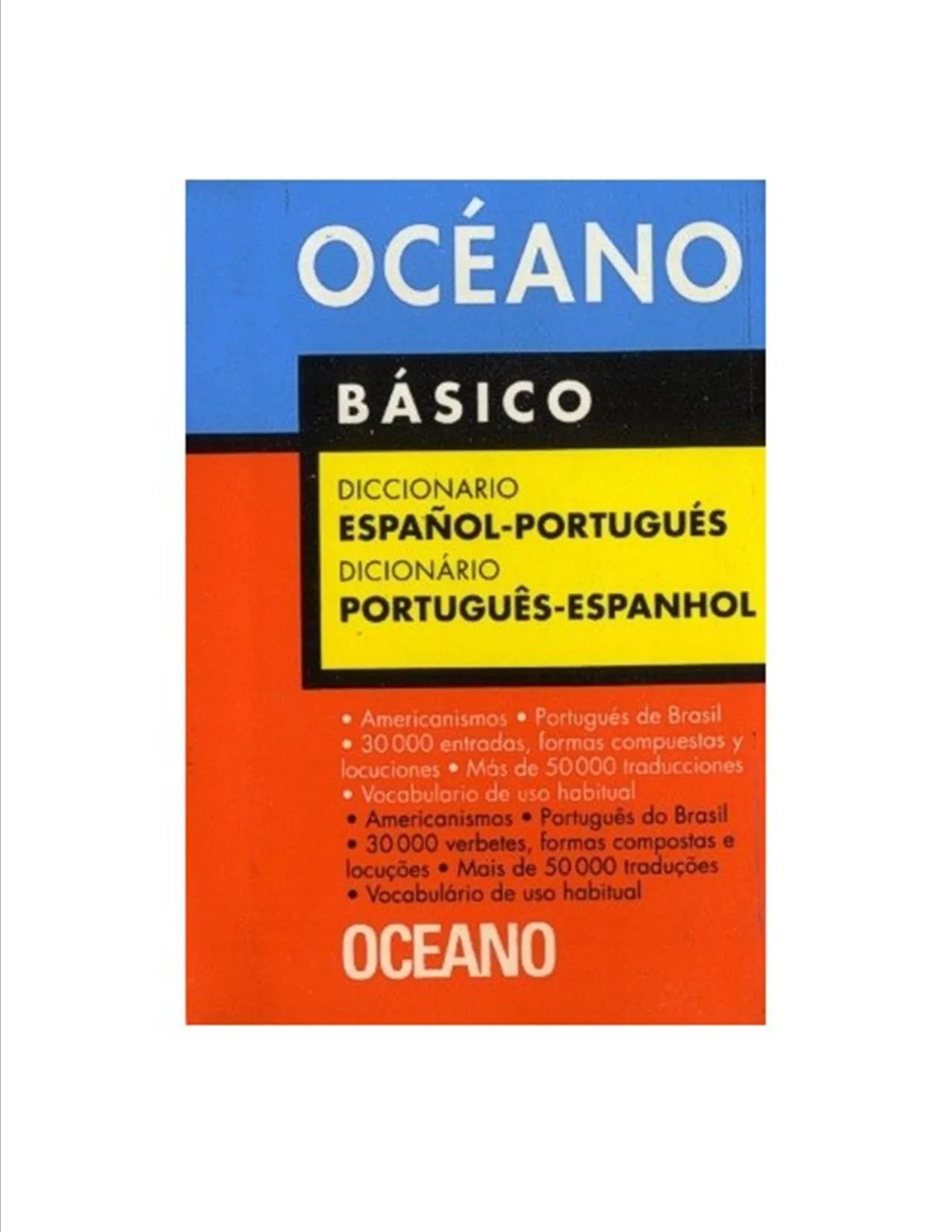 Diccionario Oceano Basico Español-portugues