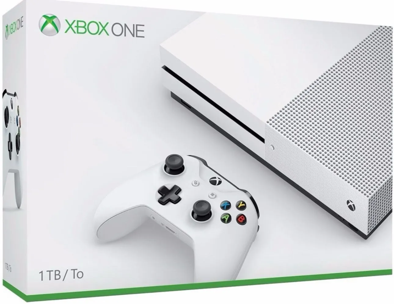Xbox One S 1 tera + 2Control +Garantia 6 meses +4K+Usada