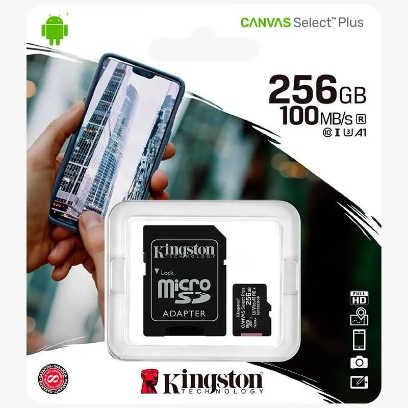 Micro SD Kingstone 256 GB Original
