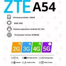 Celular Zte A54  128GB 4 RAM