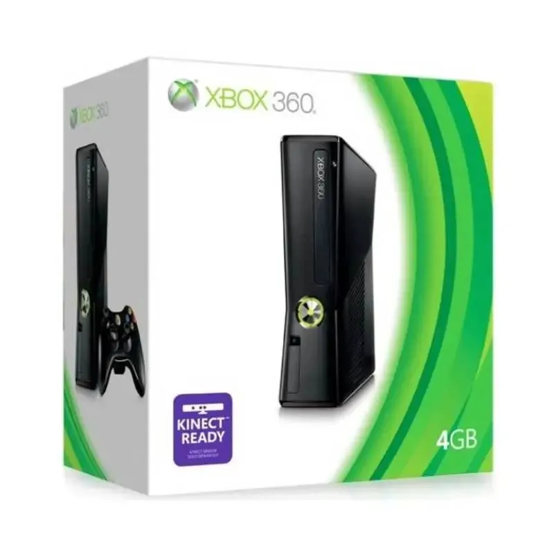 Xbox 360 Slim 5.0+2 Controles Inalambricos+500gb+300Juegos