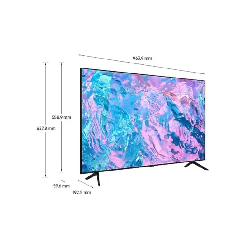 Televisor Samsung CU 7000 43 P Crystal 4K+Garantia 1 Año