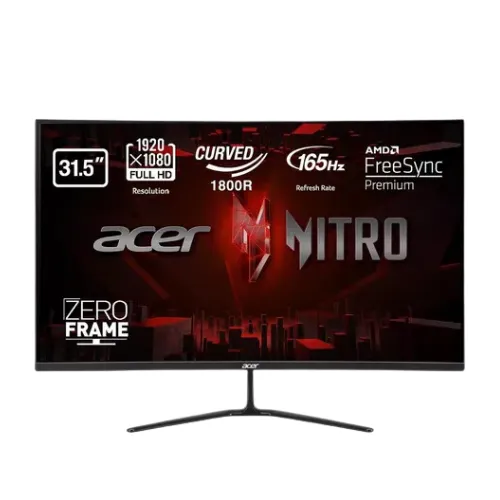 Monitor Gamer Acer Nitro 32¨  pulgadas ED320QR Negro Curvo 165HZ