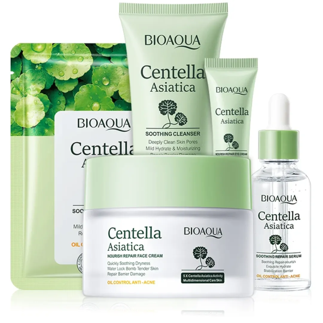 Kit Rejuvenecedor Centella Asiática  Bioaqua X6