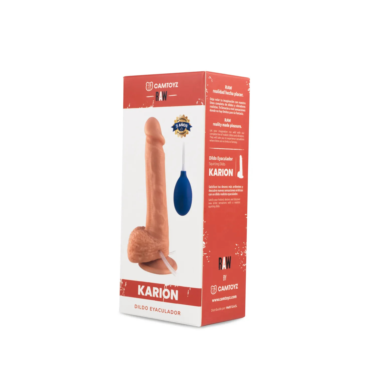 Dildo Realista Eyaculador Karion Raw