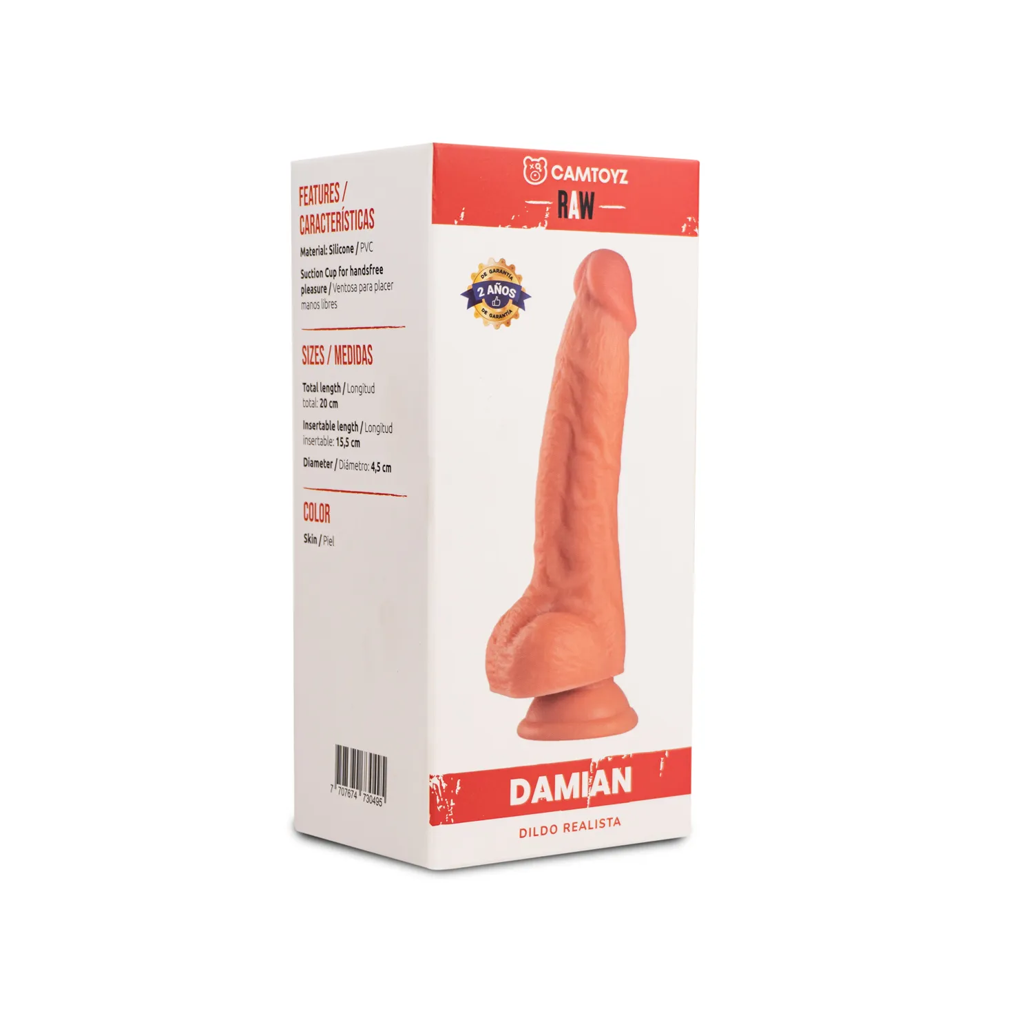 Dildo Realista Damian Raw