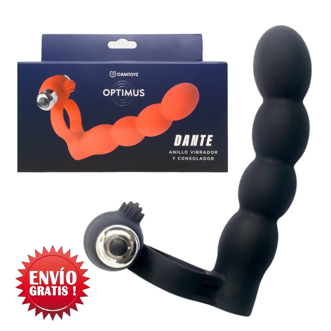 Anillo Vibrador y Consolador Dante Optimus