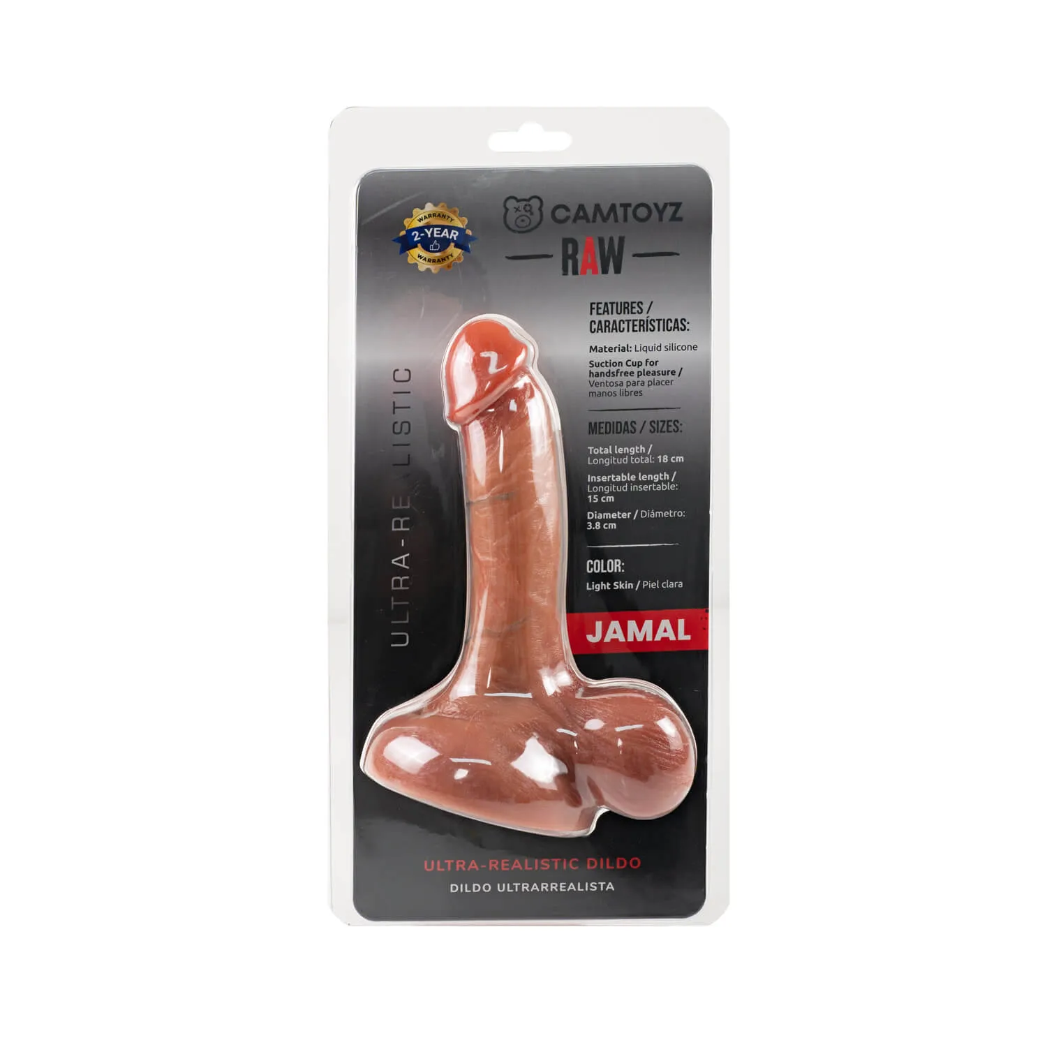 Dildo Ultra Realista Jamal Camtoy 18 cm