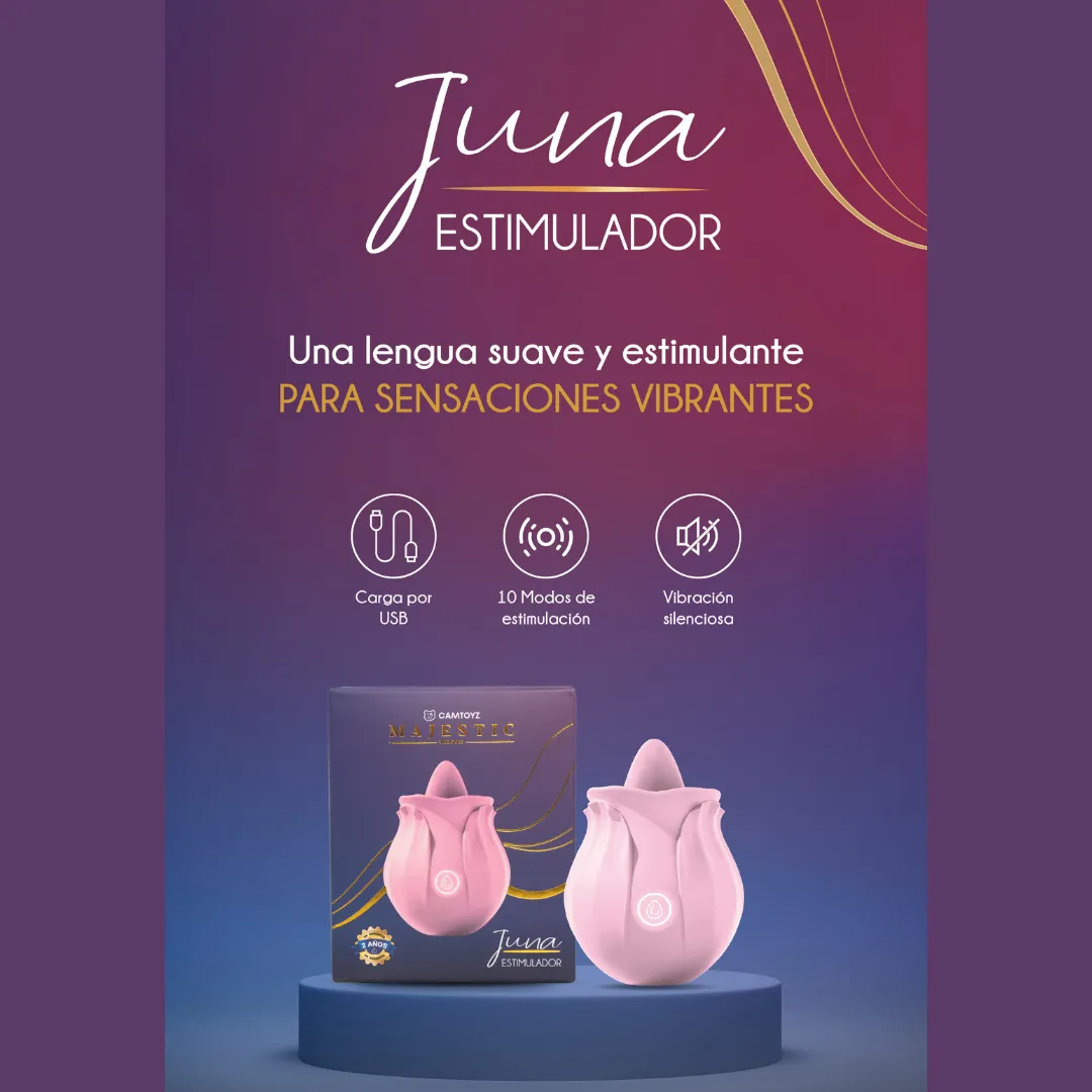 Vibrador con Lengua Juna Majestic