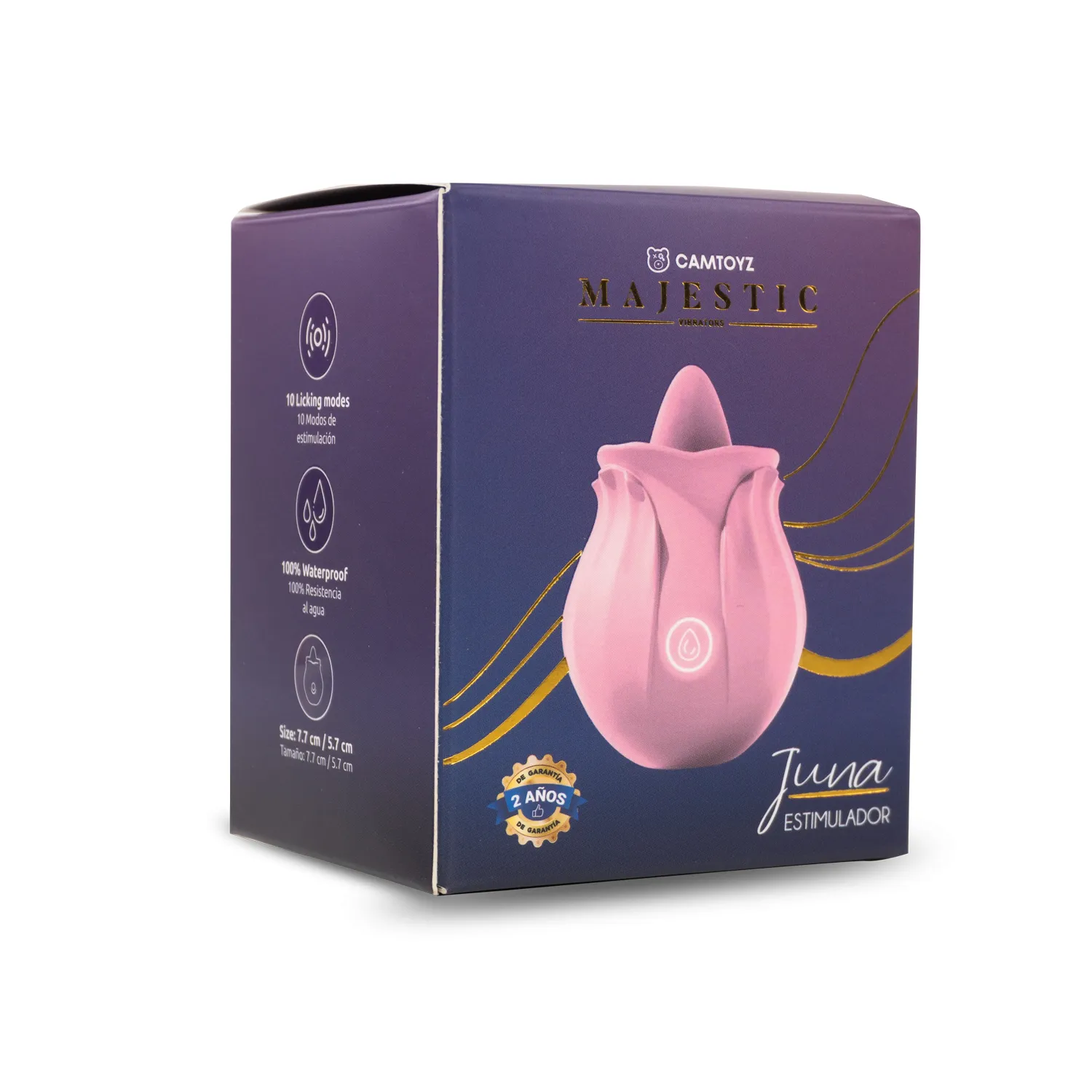 Vibrador con Lengua Juna Majestic