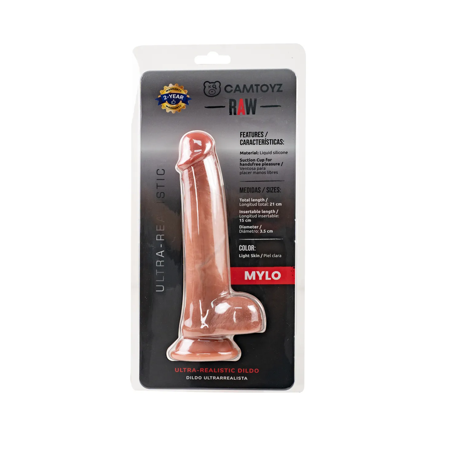 Dildo Ultra Realista Mylo Camtoyz 19 cm