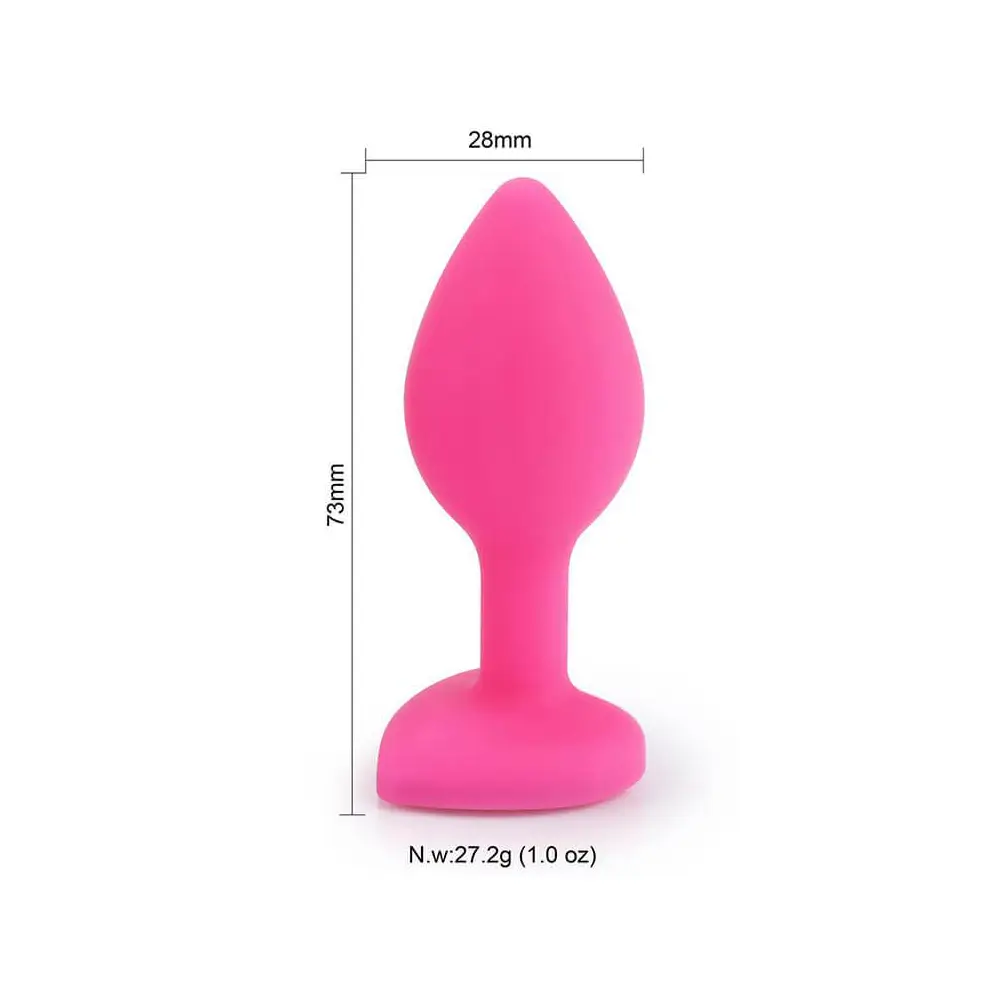 Plug Anal Silly CamToyz Fucsia Joya Onix 