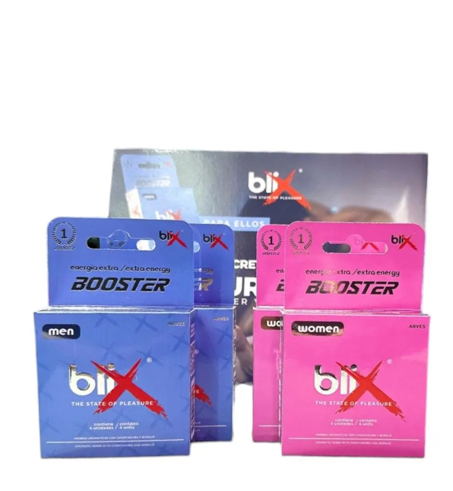 Potenciador Blix Booster Viagra Estimulante Sexual Para Mujer Y Hombre