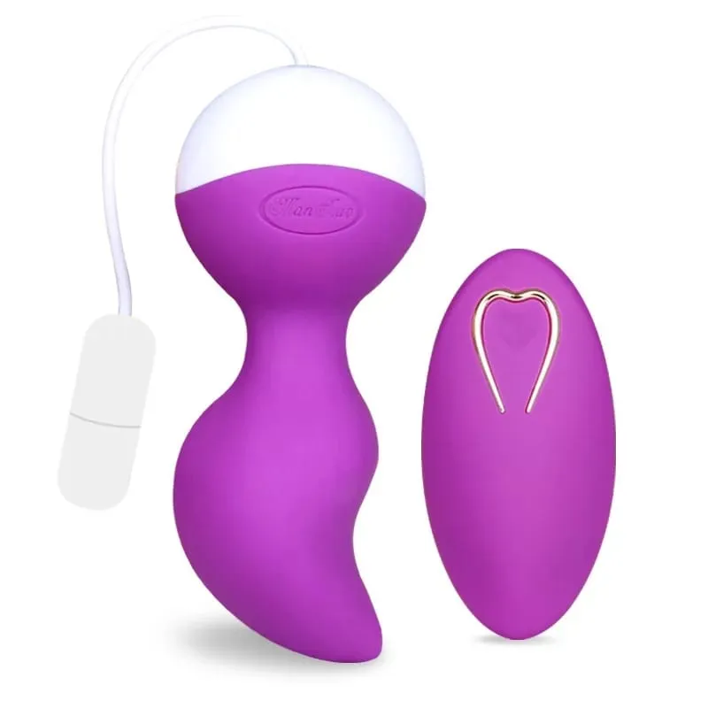 Huevo vibrador a control remoto inalámbrico bola estimulación punto G + lubricante neutro