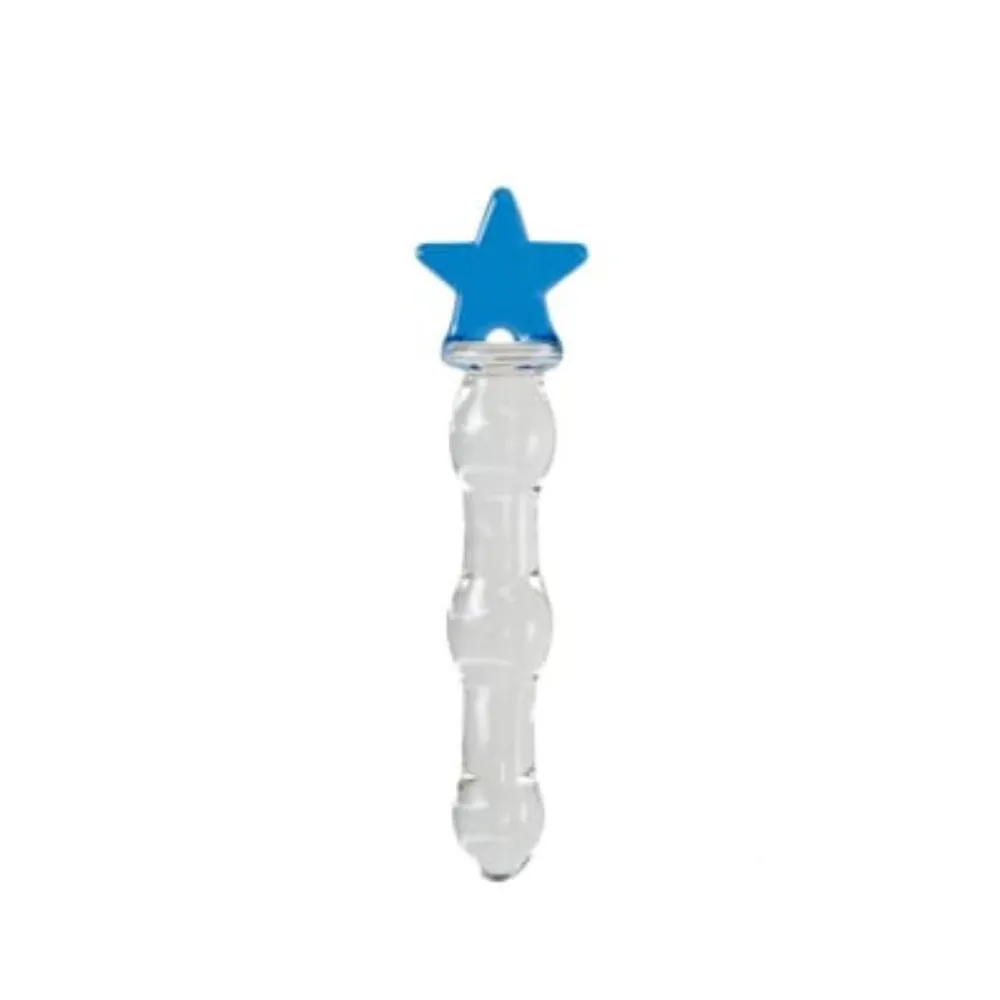 Dildo Consolador De Vidrio Blue Estrella