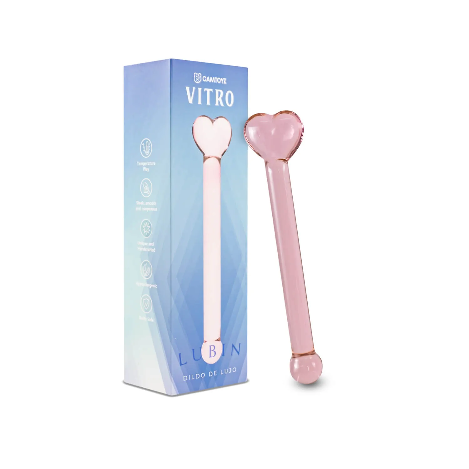 Dildo Consolador De Vidrio Lubin