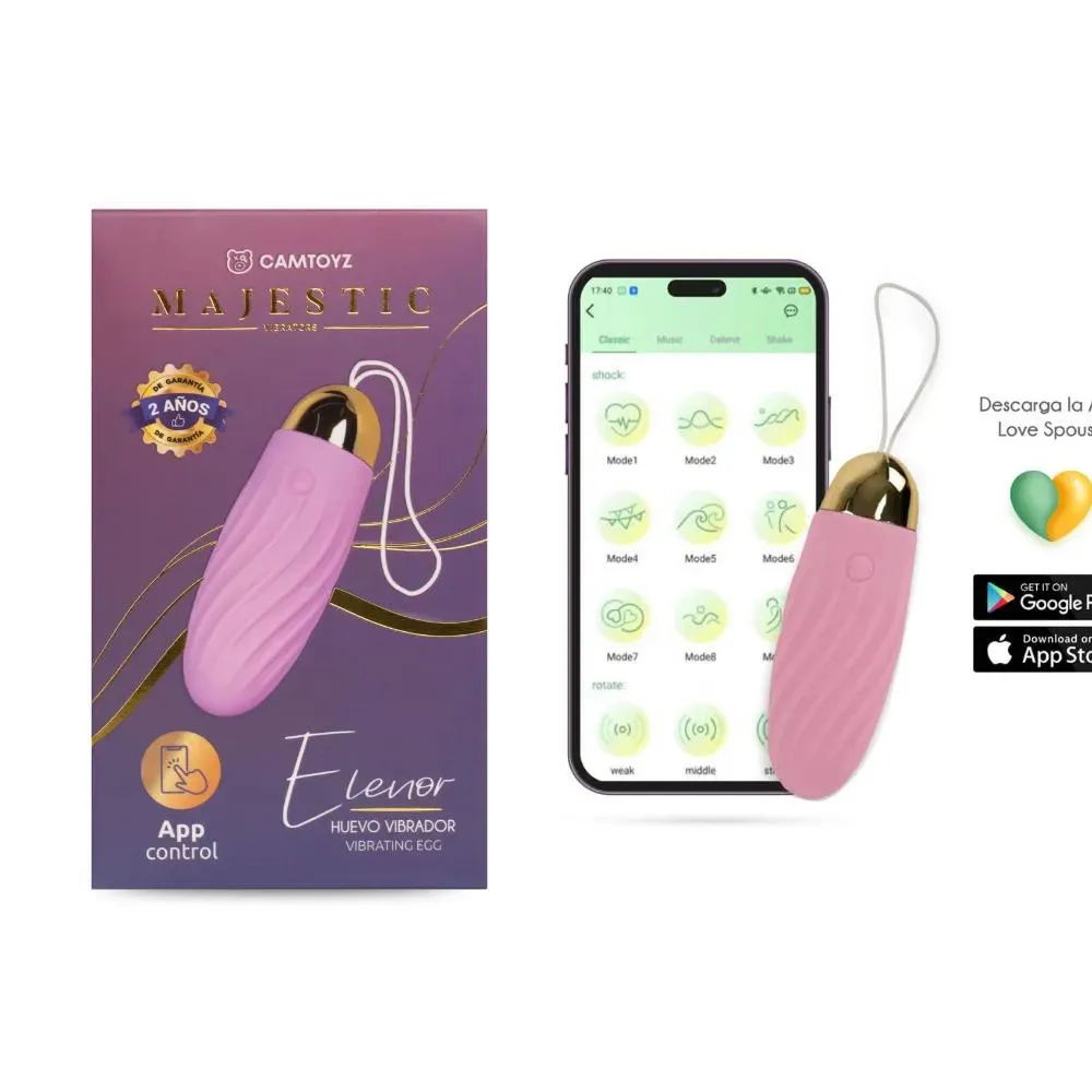 Huevo Vibrador Masturbador Con App De Lujo Elenor