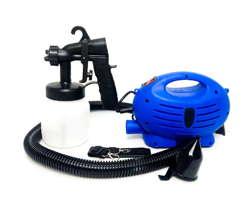Pistola Para Pintar Compresor Paint Spray Sopladora Zoom Color Azul 110v