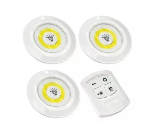 Set X3 Luces Led Con Control Remoto