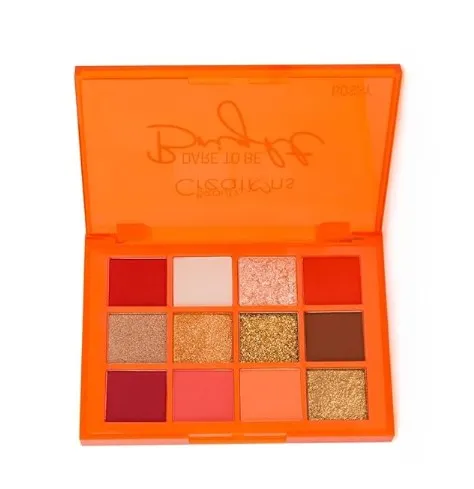 Paleta Sombras Beauty Creations Dare To Be Bright Color: Bossy 12 Colores