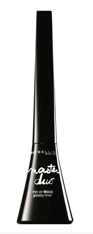 Delineador Liquido Maybelline Master Duo Color: Black Lacquer