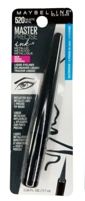 Delineador Liquido Maybelline Master Precise Color: Galatic Metal