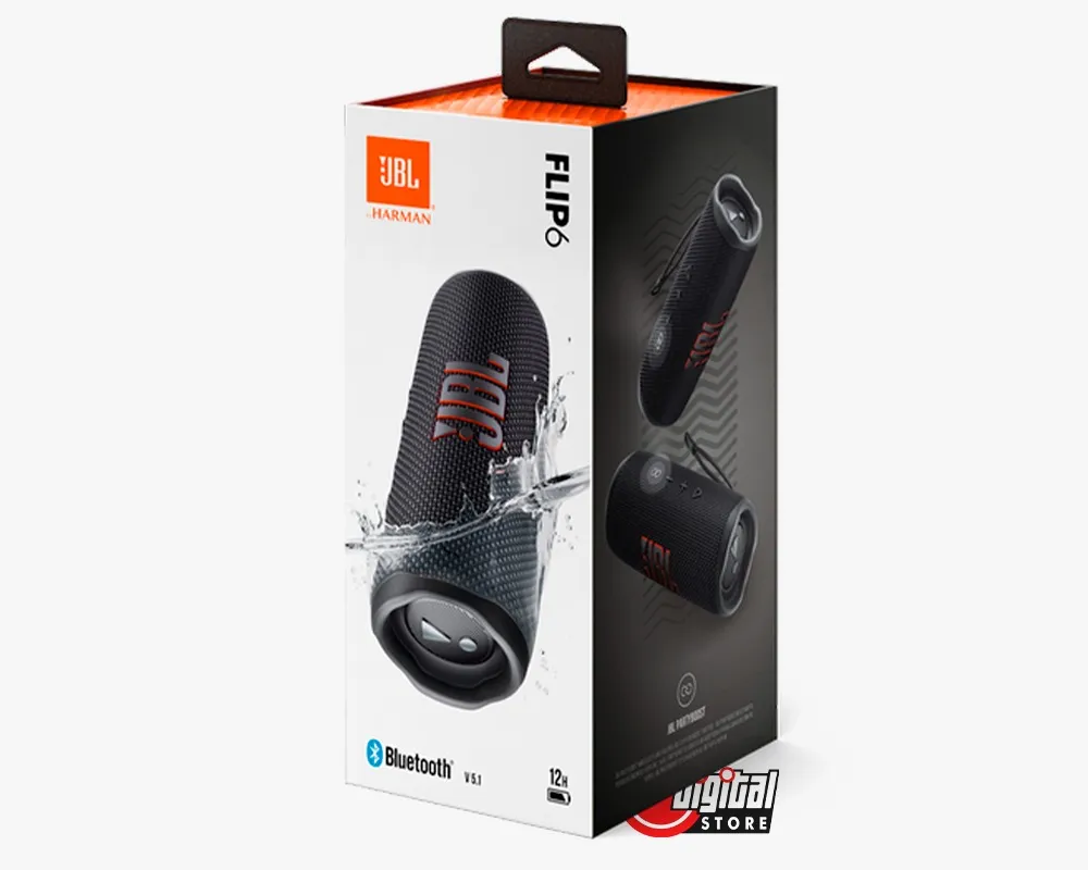 Parlante Jbl Flip 6 Parlante Portatil Color Negro