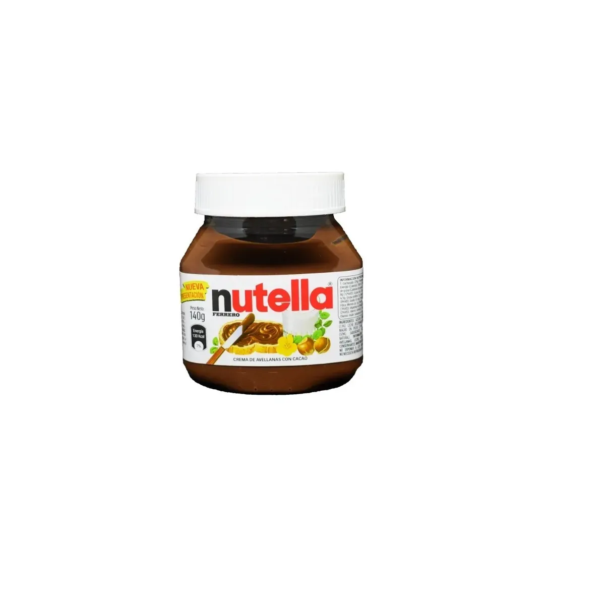 Nutella Crema De Avellanas Ferrero 140 Gr