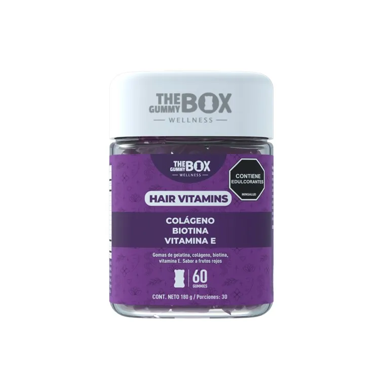 The Gummy Box Hair Vitamins Colageno Hidrolizado + Biotina
