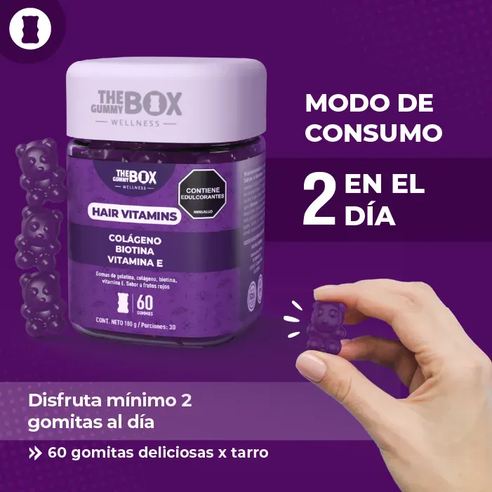 The Gummy Box Vinagre De Sidra De Manzana + Hair Vitamins