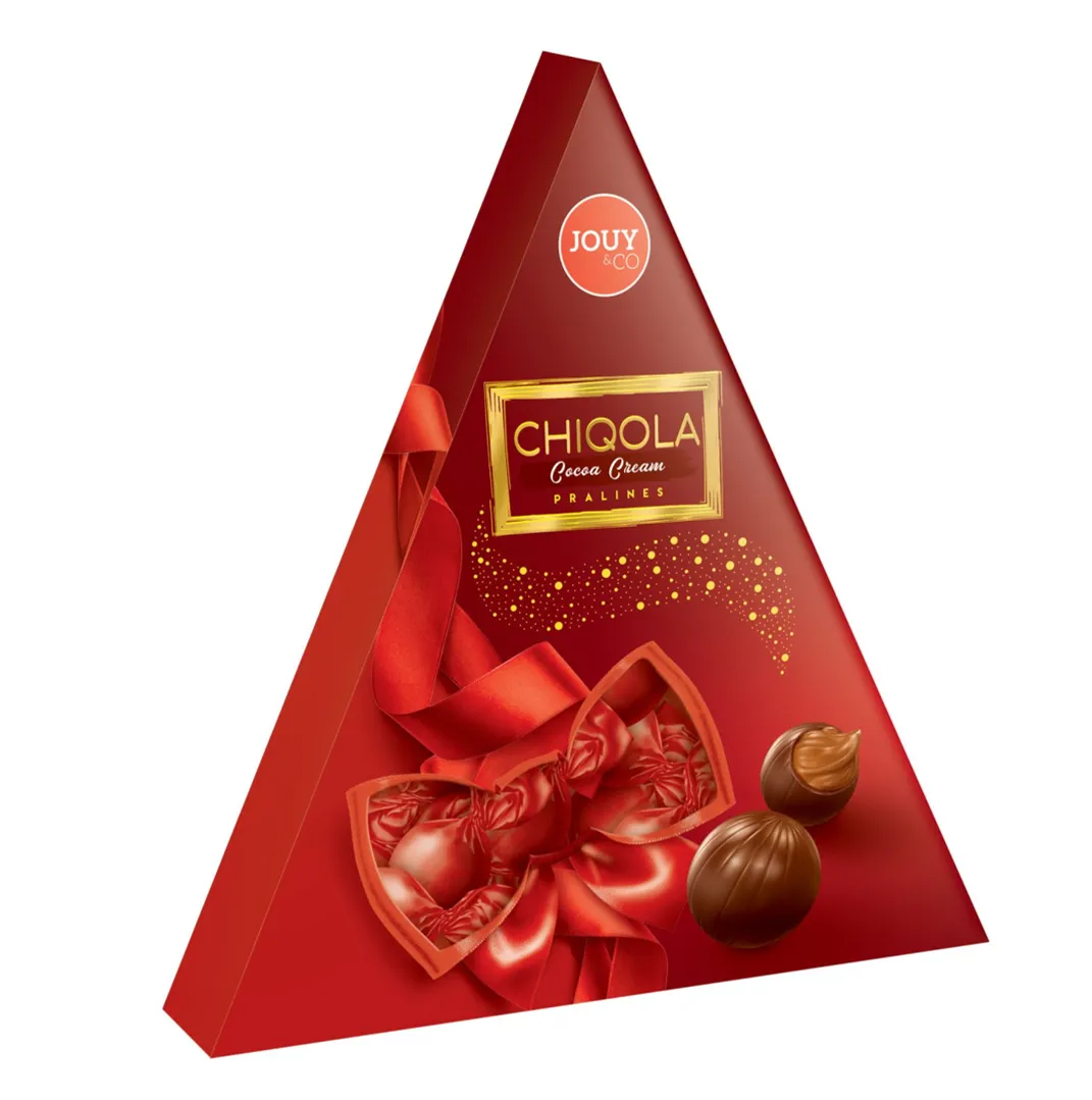 Combo Regalo Estuche Triangular De Chocolate Chiqola 110g