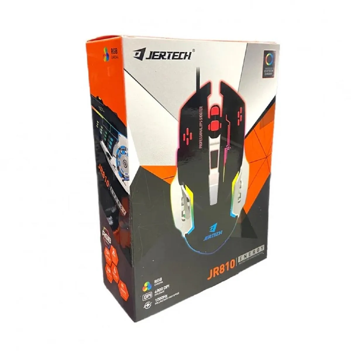 Mouse Alámbrico Gaming Jertech Rumble JR810