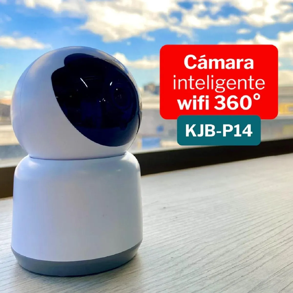 Cámara Wifi Detección de Movimiento Giratoria 360° KJB-P14