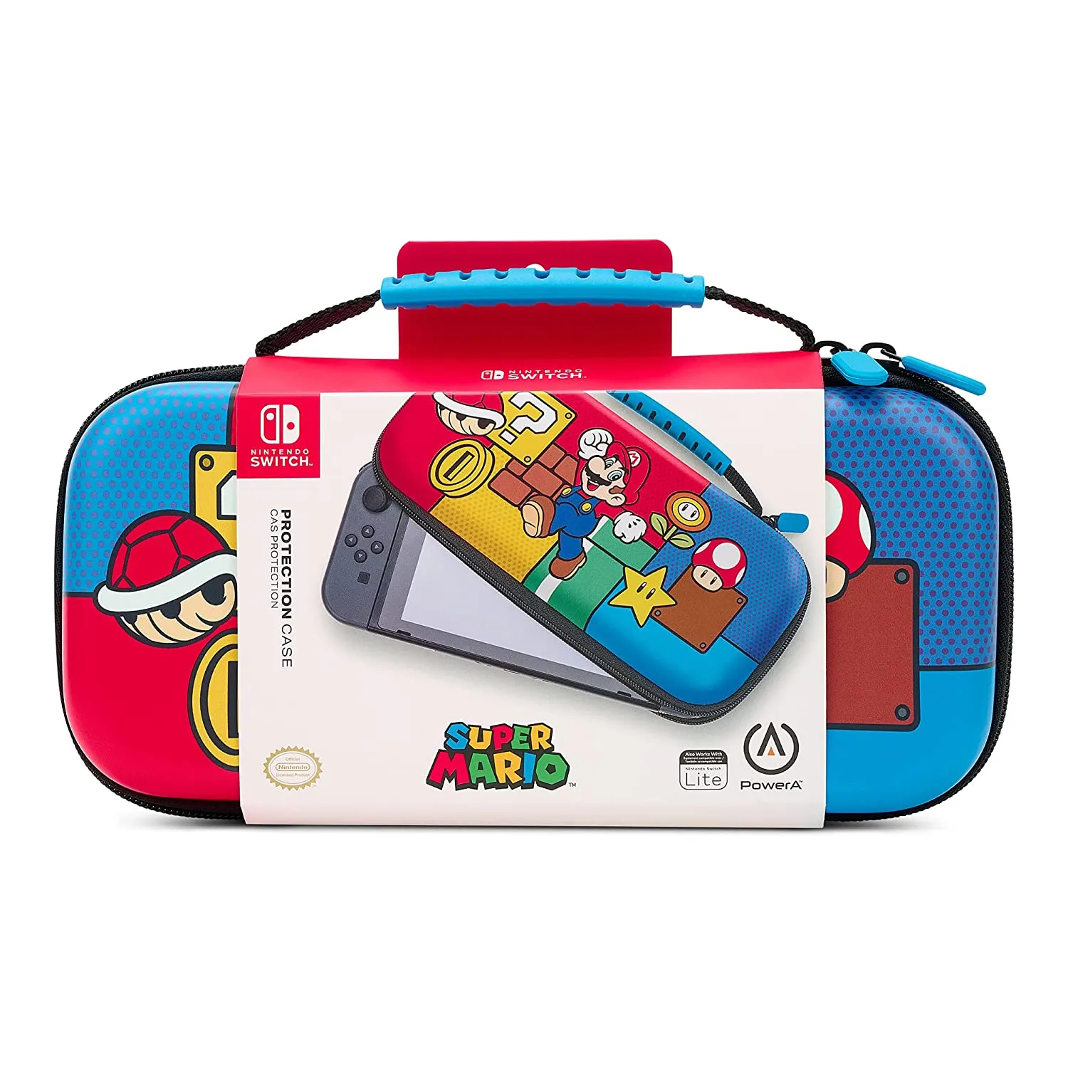 Estuche Protector Para Nintendo Switch Y Lite Mario Pop