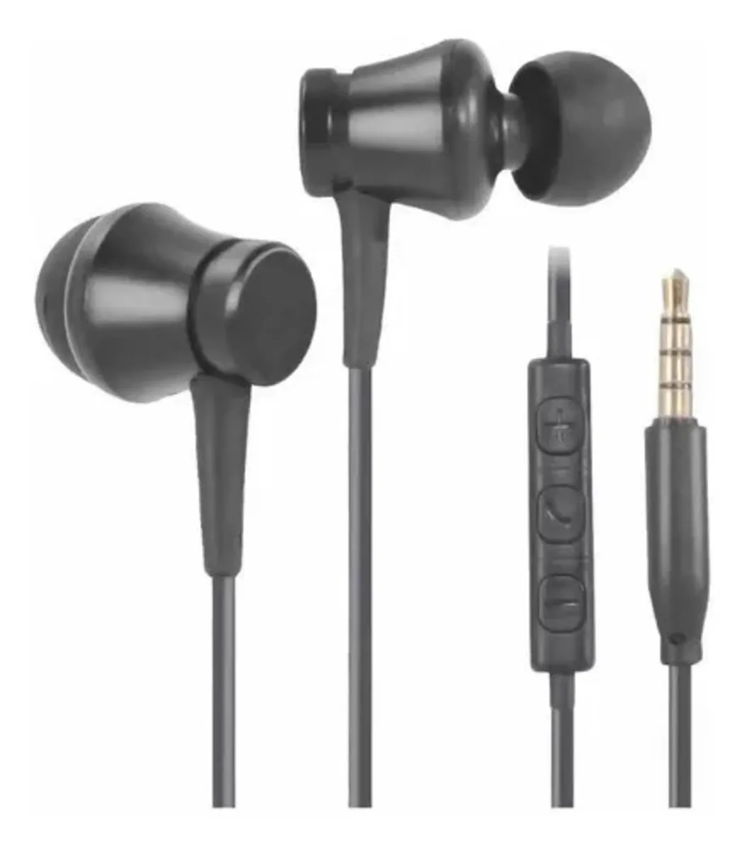 Audifonos Manos Libres Para Samsung Xiaomi Super Bass Con Micrófono