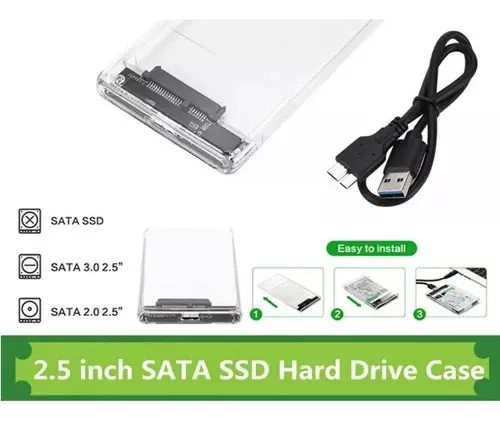 Carcasa Disco Duro 2.5 Usb 3.0 Sata Gabinete Case Externo