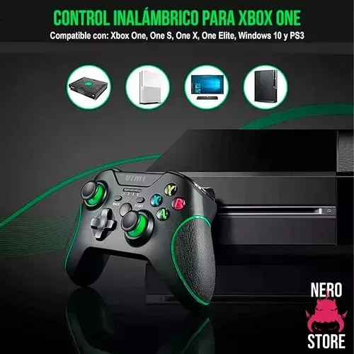 Control Joystick Inalámbrico Para Xbox One Recargable Negro