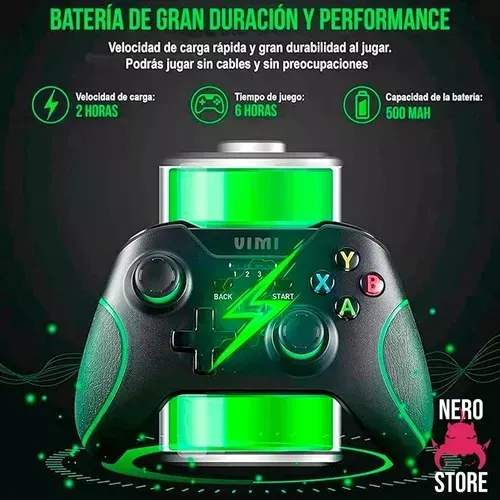 Control Joystick Inalámbrico Para Xbox One Recargable Negro