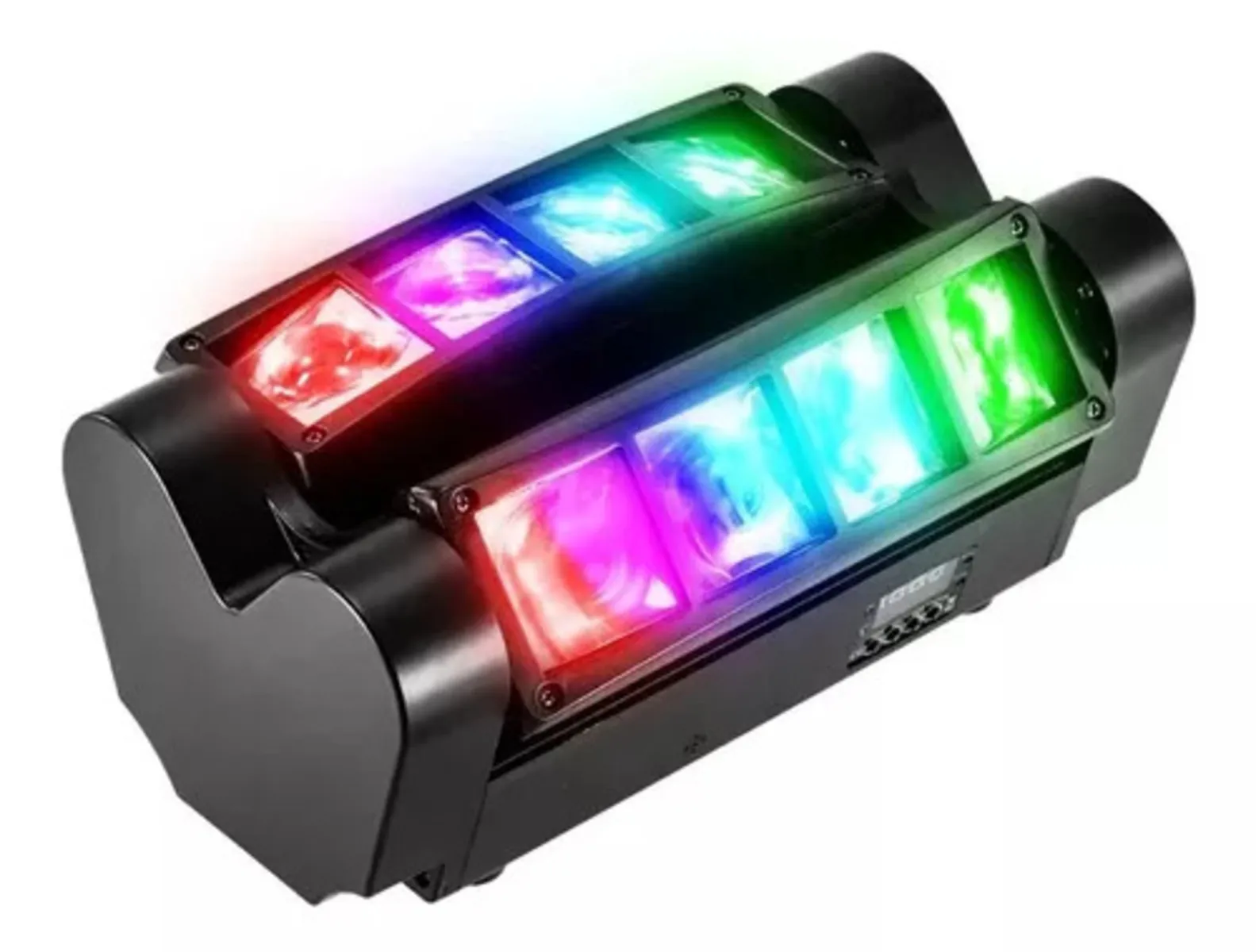 Luces Led Láser Dj Mini Spider Rgbw Efectos Luz 8x3w Dmx512