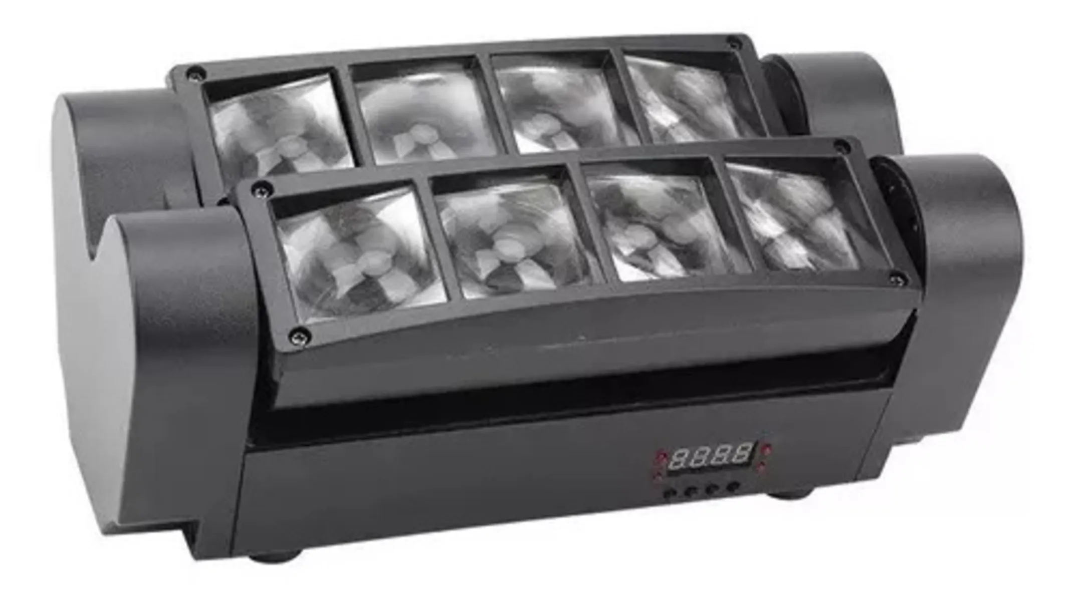 Luces Led Láser Dj Mini Spider Rgbw Efectos Luz 8x3w Dmx512