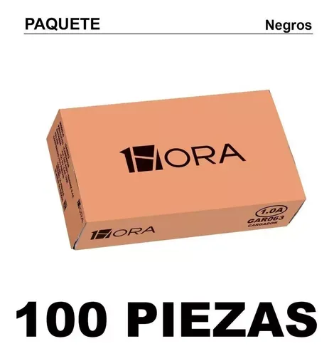 Paquete 100 Cargadores Cubo 5v Usb De Pared Económico Negro