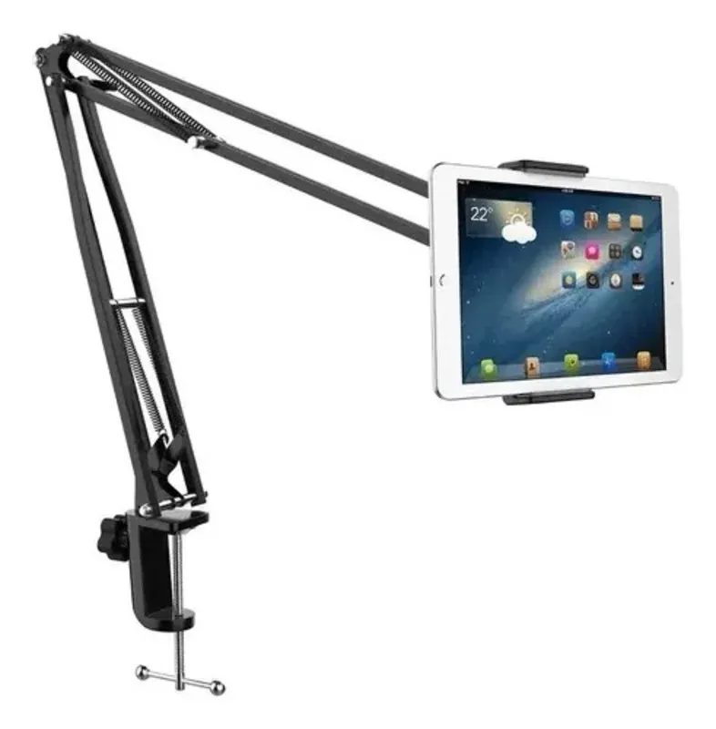 Soporte Brazo Base Ajustable Metálico Para Tablet Celular