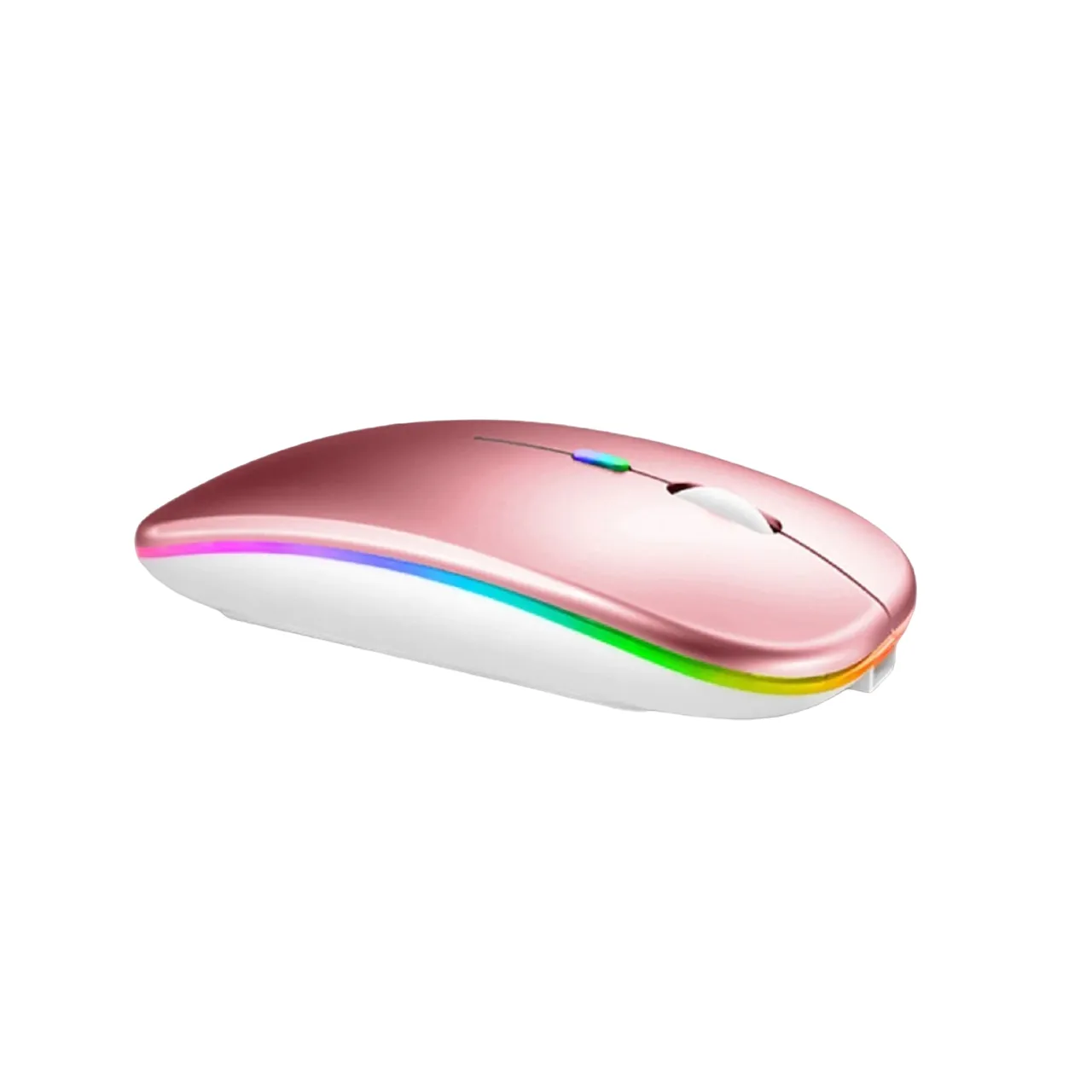Mouse Ratón Recargable Inalámbrico Y Bluetooth Led Gaming