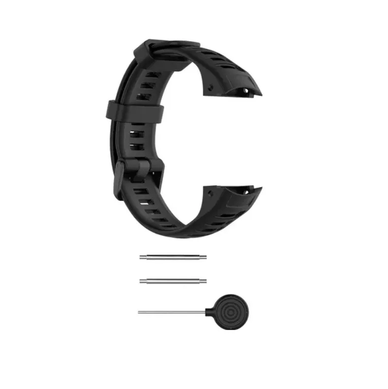 Pulsera Correa En Silicona Para Reloj Garmin Instinct Negro