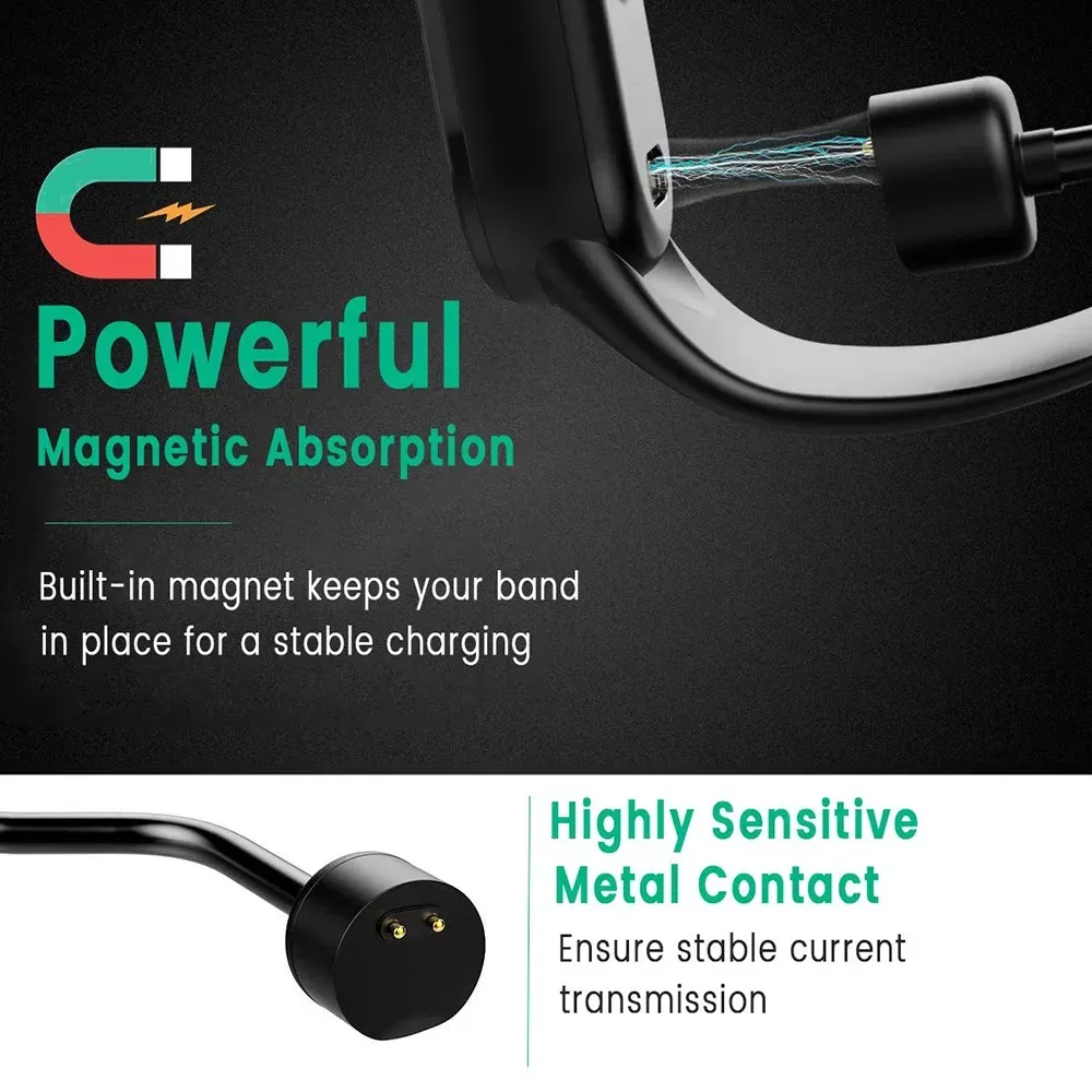 Cable Cargador Usb Para Xiaomi Mi Band 2/ 3/ 4/ 5/ 6/ 7