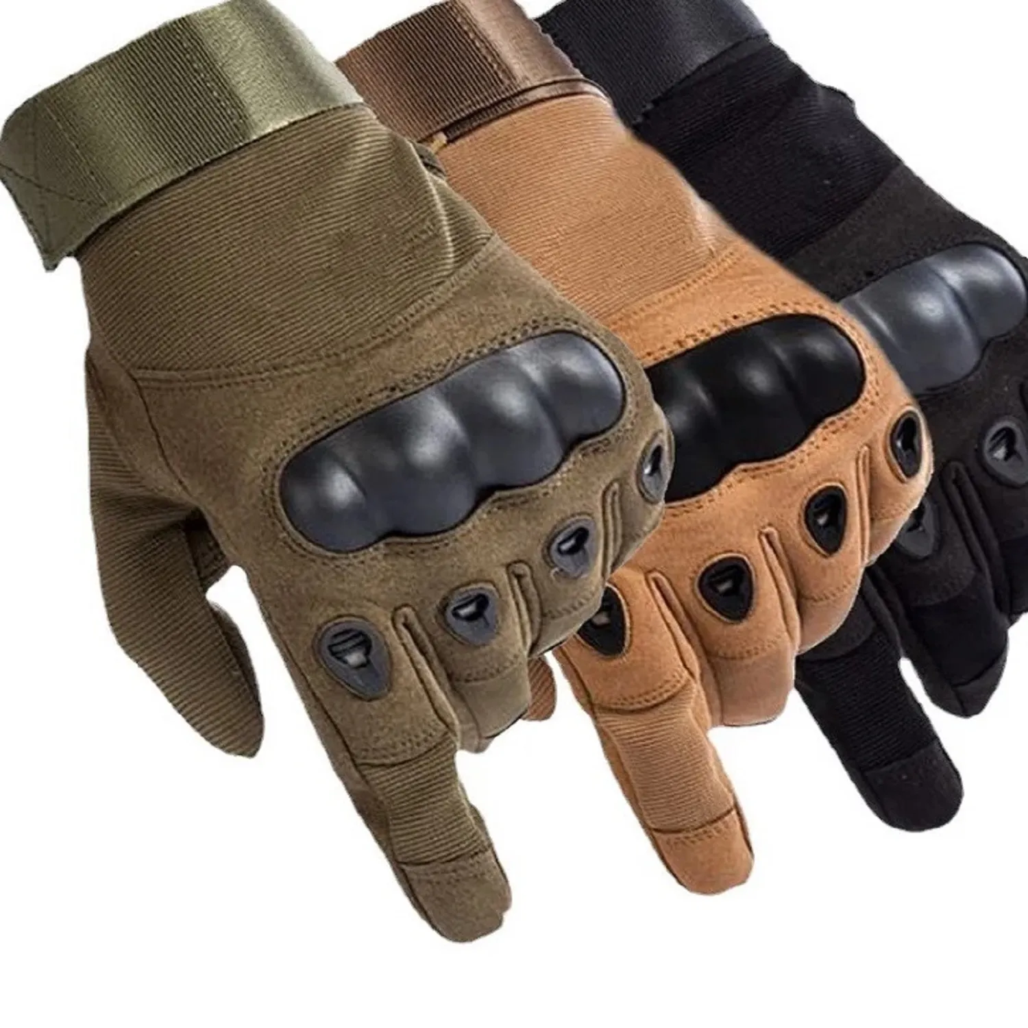 Guantes Largos Para Moto Tácticos Con Protección Nudillos Talla L